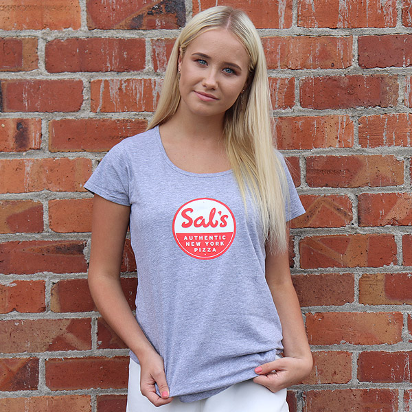 Sal's Women's T-Shirt (GREY) $40